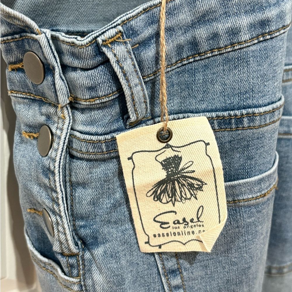 OG Easel Overalls Pants with Patchwork Accent - L… - image 13